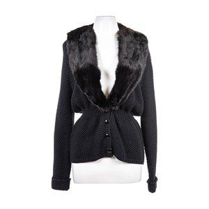 Knit Stitches Cardigans MED Black